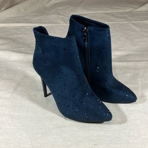 Italiana bejeweled booties